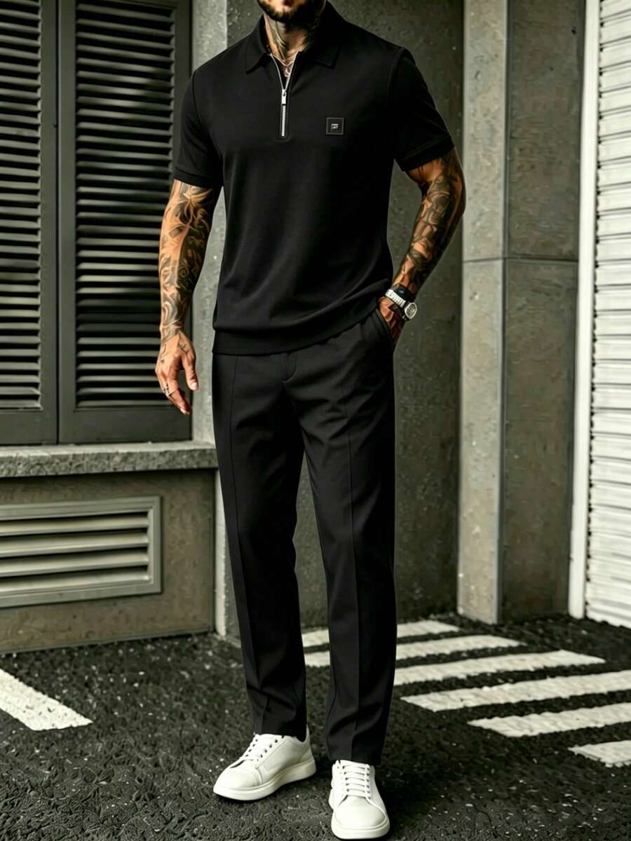 Conjunto de camisa y pantalone - Embroidery Men Shirt reseña y precio